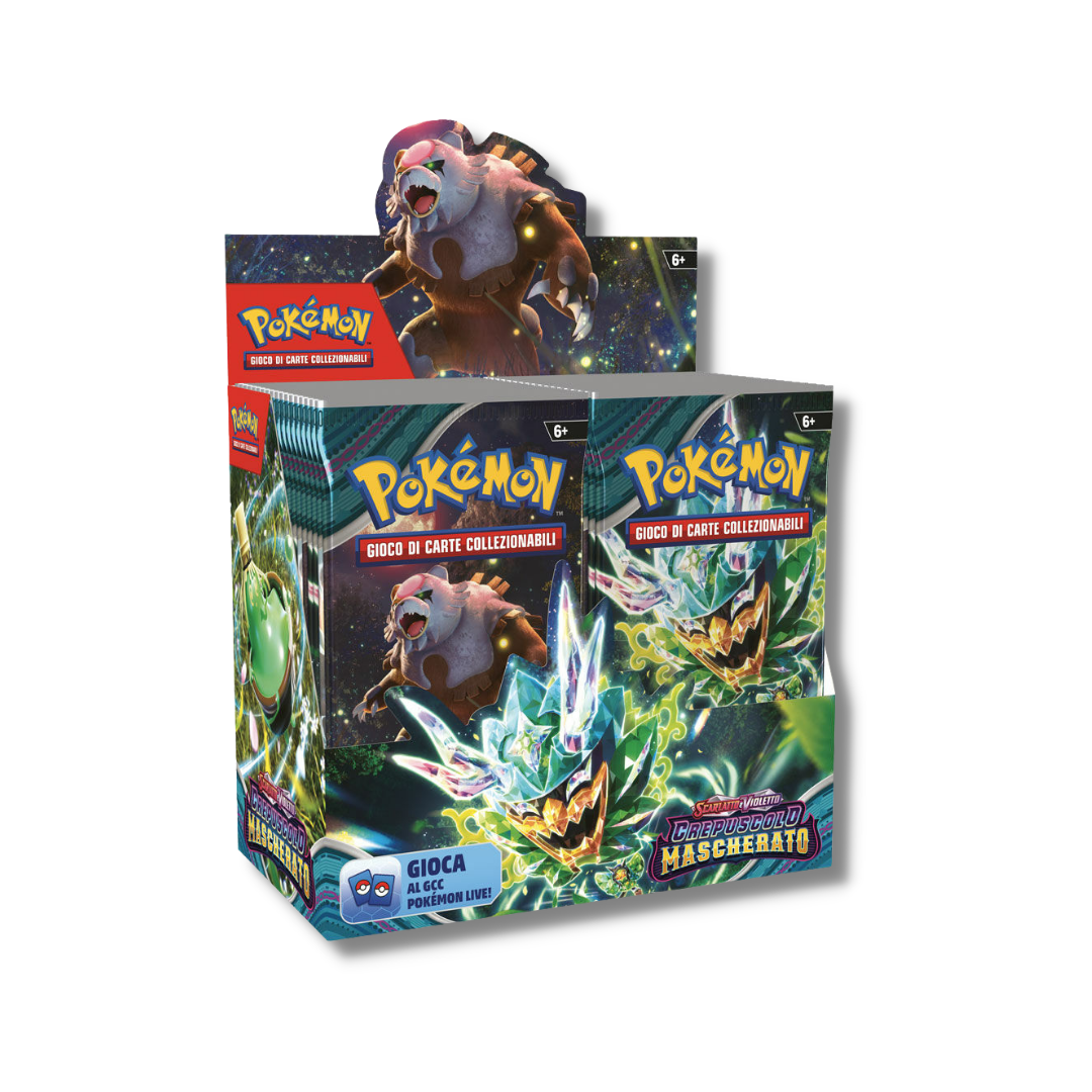 Pokemon Booster Box Display Crepuscolo Mascherato 36 Bustine (IT)