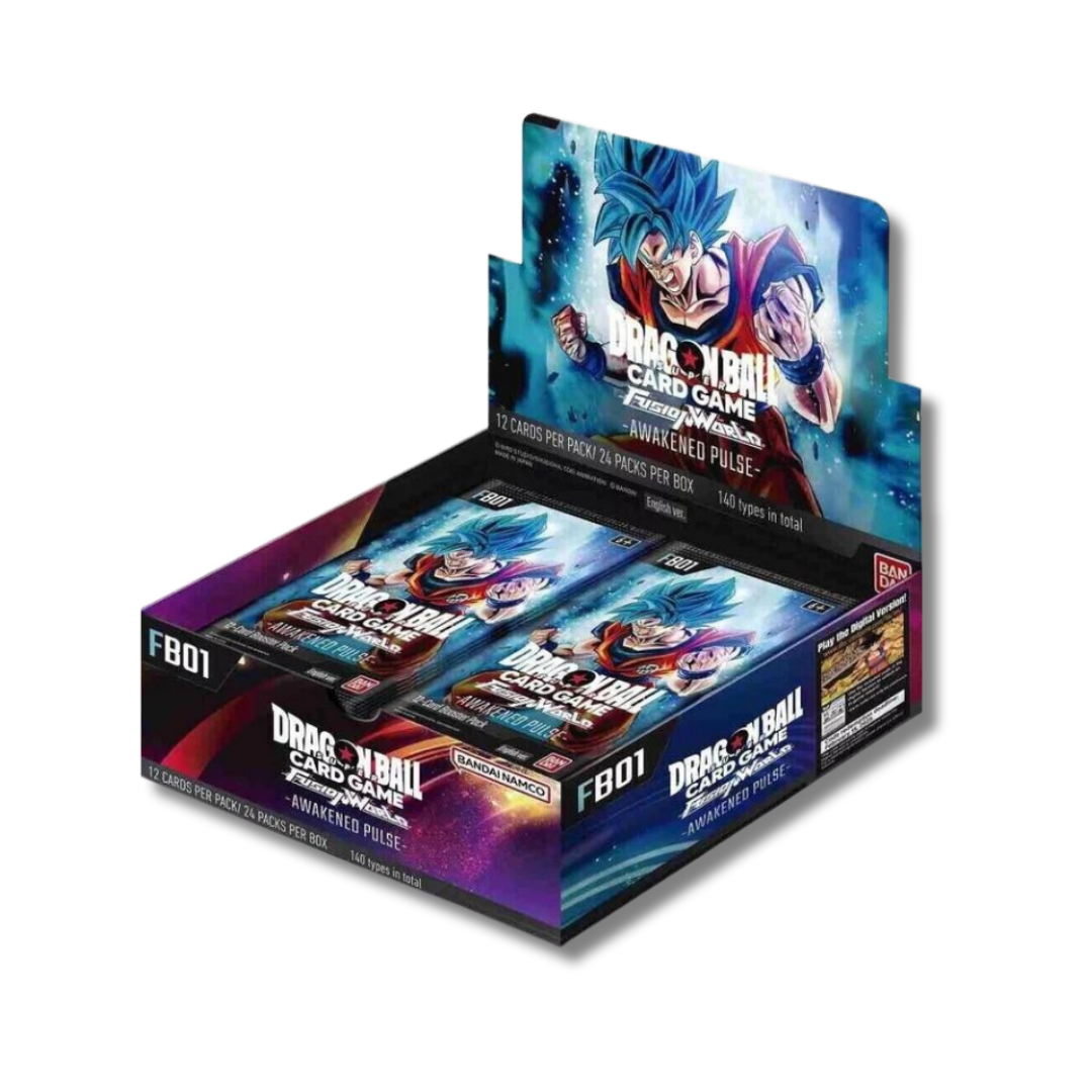 Dragon Ball Fusion World Booster Box FB-01 Awakened Pulse 24 Bustine (EN)